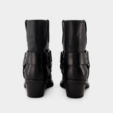 Mid Ryder Boots - Anine Bing - Leather - Black