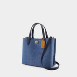 Willow 24 Shopper Bag - Coach - Canvas - Blue