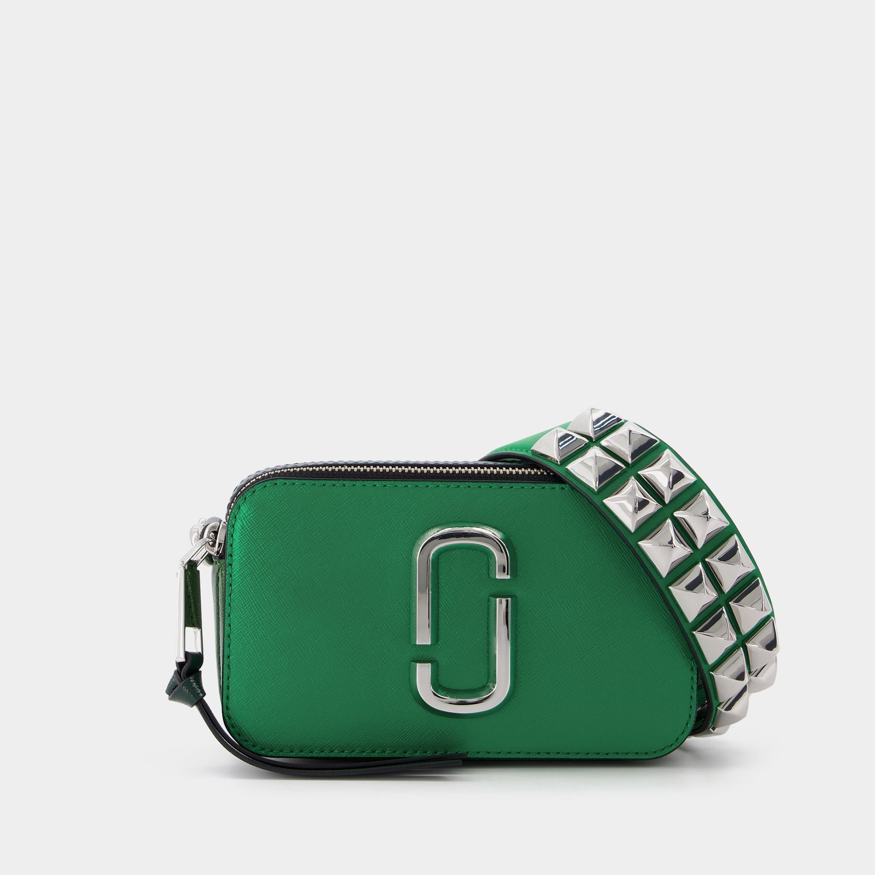 Leather messenger bag Snapshot Marc Jacobs, Mint green