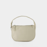 Pushlock Mini Hobo Bag - Marc Jacobs - Cloud White - Leather