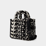The Medium Tote - Marc Jacobs - Synthetic - Black/Ivory