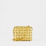 Button Flap S Crossbody - Paco Rabanne - Gold