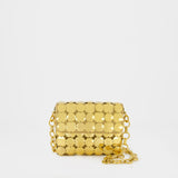 Button Flap S Crossbody - Paco Rabanne - Gold