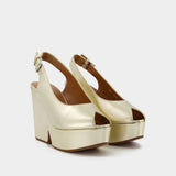 Dylan9 Sandals - Clergerie - Yellow - Leather