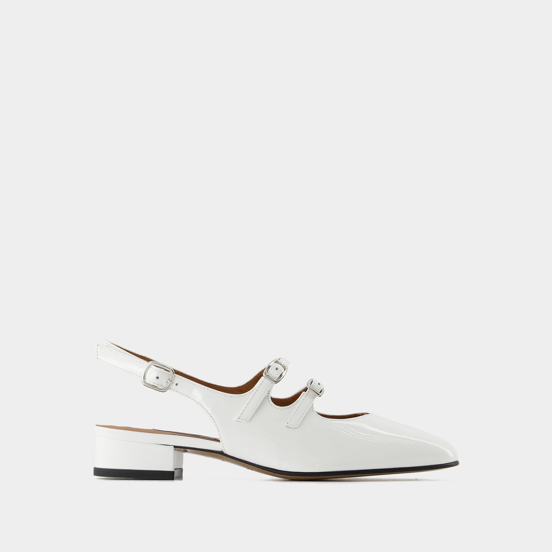 サンダル・ミュール CAREL Peche 25 Pumps - Carel - Leather - White Peche Pumps - Carel - White - Patent Leather