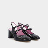 Banana Pumps - Carel - Black - Patent Leather