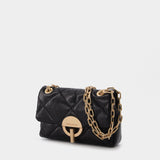 Nano Moon Hobo Bag - Vanessa Bruno -  Black - Leather