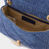 Nano Moon Hobo Bag - Vanessa Bruno - Indigo - Leather