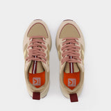 Venturi Sneakers in Beige Leather