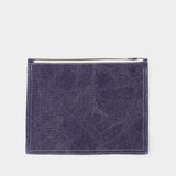 Nettia Bag in Blue Cotton and Canvas