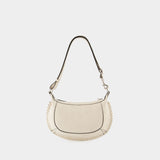 Oskan Moon Hobo Bag - Isabel Marant - Chalk - Leather