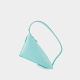 Leather Baby Shark Hobo Bag - Courrèges - Blue - Leather