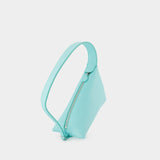 Leather Baby Shark Hobo Bag - Courrèges - Blue - Leather