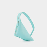 Leather Baby Shark Hobo Bag - Courrèges - Blue - Leather