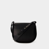 Senda Shoulder Bag - Ines de la Fressange - Leather - Black