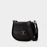 Senda Shoulder Bag - Ines de la Fressange - Leather - Black