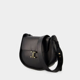 Senda Shoulder Bag - Ines de la Fressange - Leather - Black