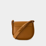 Senda Shoulder Bag - Ines de la Fressange - Leather - Camel
