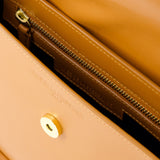 Senda Shoulder Bag - Ines de la Fressange - Leather - Camel