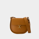Senda Shoulder Bag - Ines de la Fressange - Leather - Camel