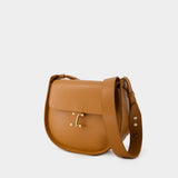 Senda Shoulder Bag - Ines de la Fressange - Leather - Camel