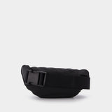 Belt Bag in Black Fabric