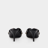 Cagole M70 Mules - Balenciaga - Black - Leather