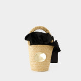 Bucket Bag - PATOU - Raffia - Vanilla