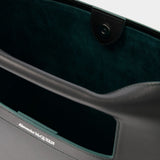 The Square Bow Ns Handbag - Alexander Mcqueen - Black - Leather
