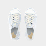 Low Top Ami 1980 Snk Sneakers - Ami Paris - Blue Javel - Canva