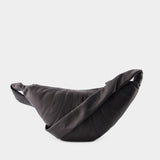 Medium Croissant Crossbody - Lemaire - Leather - Chocolate