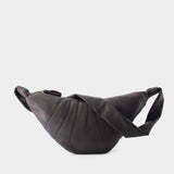 Medium Croissant Crossbody - Lemaire - Leather - Chocolate