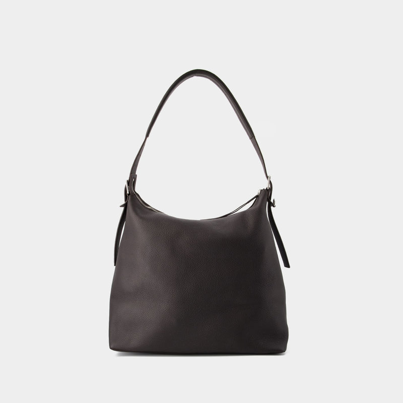 Week-End Belt Bag - Lemaire - Leather - Dark Brown