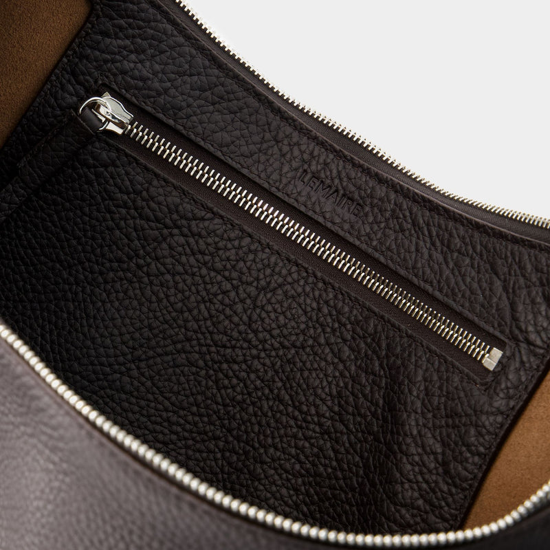 Week-End Belt Bag - Lemaire - Leather - Dark Brown