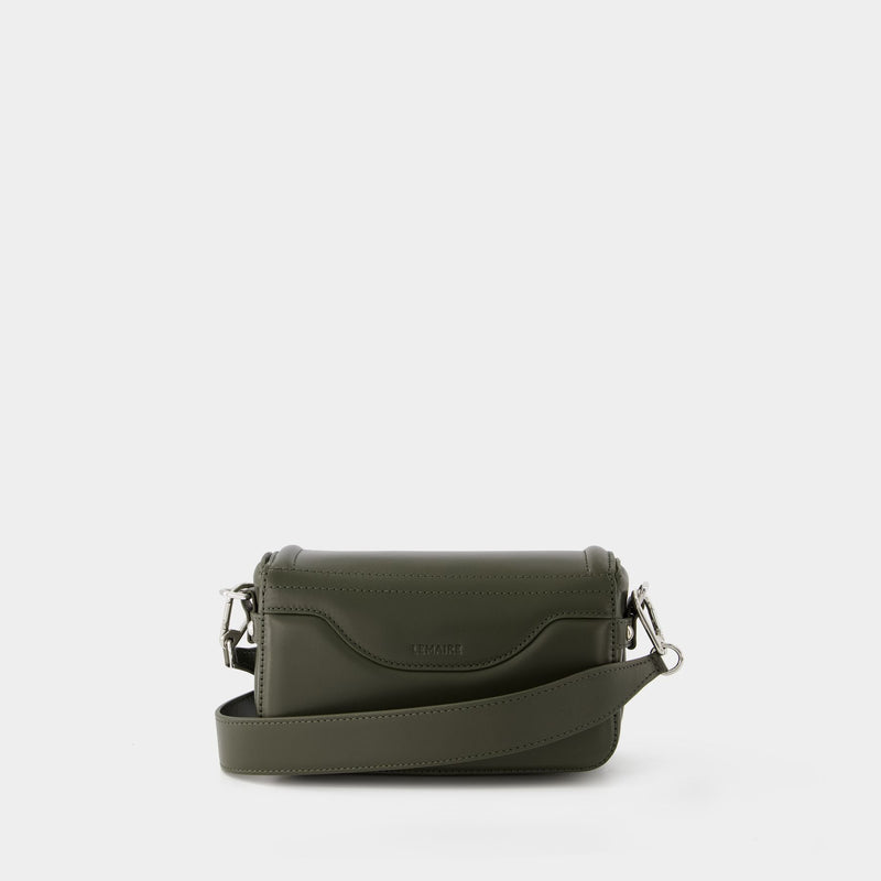Ransel Mini Satchel Bag - Lemaire - Leather - Dark Moss