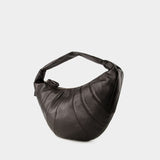 Fortune Croissant Bag - Lemaire - Leather - Dark Chocolate