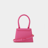 Le Chiquito bag Medium in Pink Leather