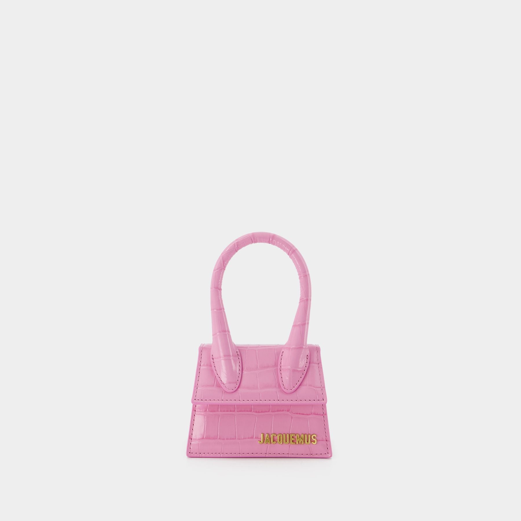 Jacquemus Le Chiquito Leather Mini Bag in Pink