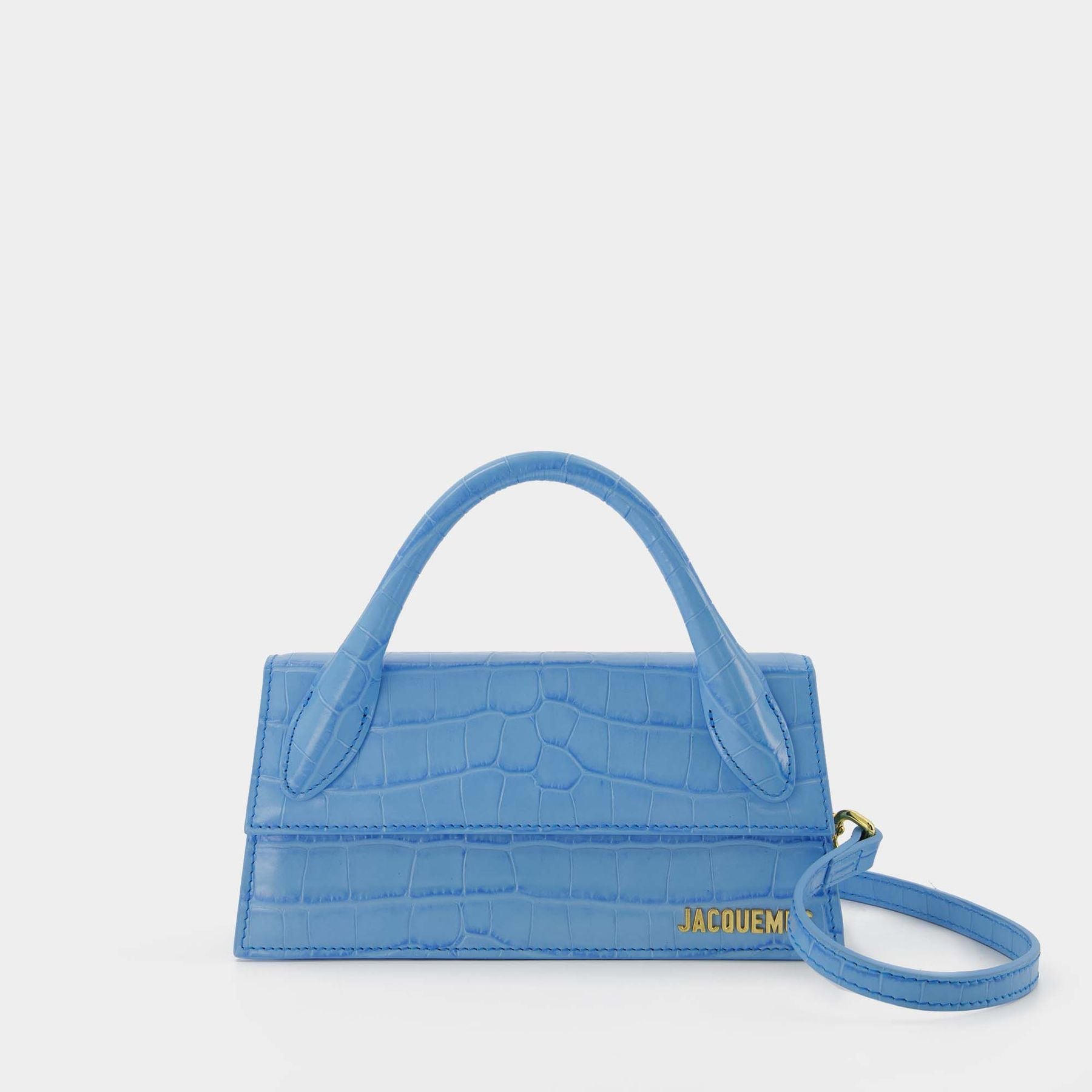 Jacquemus Le Chiquito Montagne Mini Leather Tote - Blue