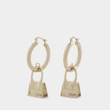 Les Creoles Chiquito Earring - Jacquemus - Or - Brass