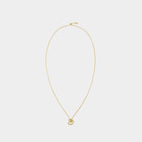 Small Round Trip Pendant Necklace - Charlotte Chesnais - Vermeil - 18K