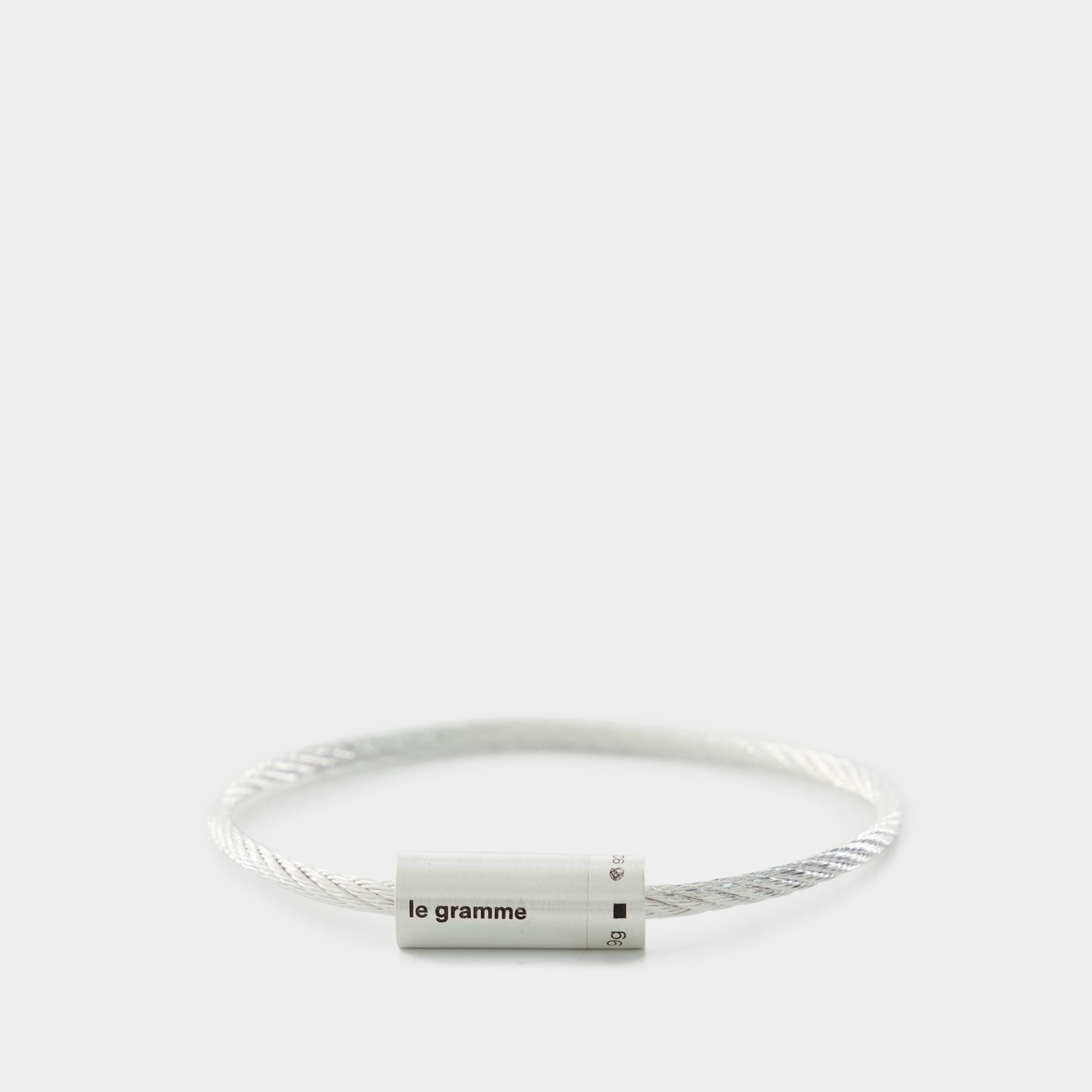 9G Cable Bracelet   Le Gramme   Silver