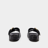 Sandals - Marine Serre - Black - Leather