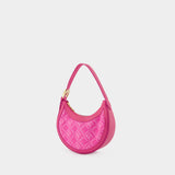 Moon Diamant Regenerated Eclips Mini Hobo Bag - Marine Serre - Pink - Zamak