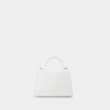Mini Eva Handbag - Elleme - White - Leather