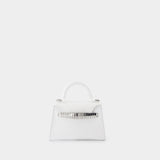 Mini Eva Handbag - Elleme - White - Leather