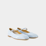 Uma Ballerinas - Aeyde - Leather - Blue