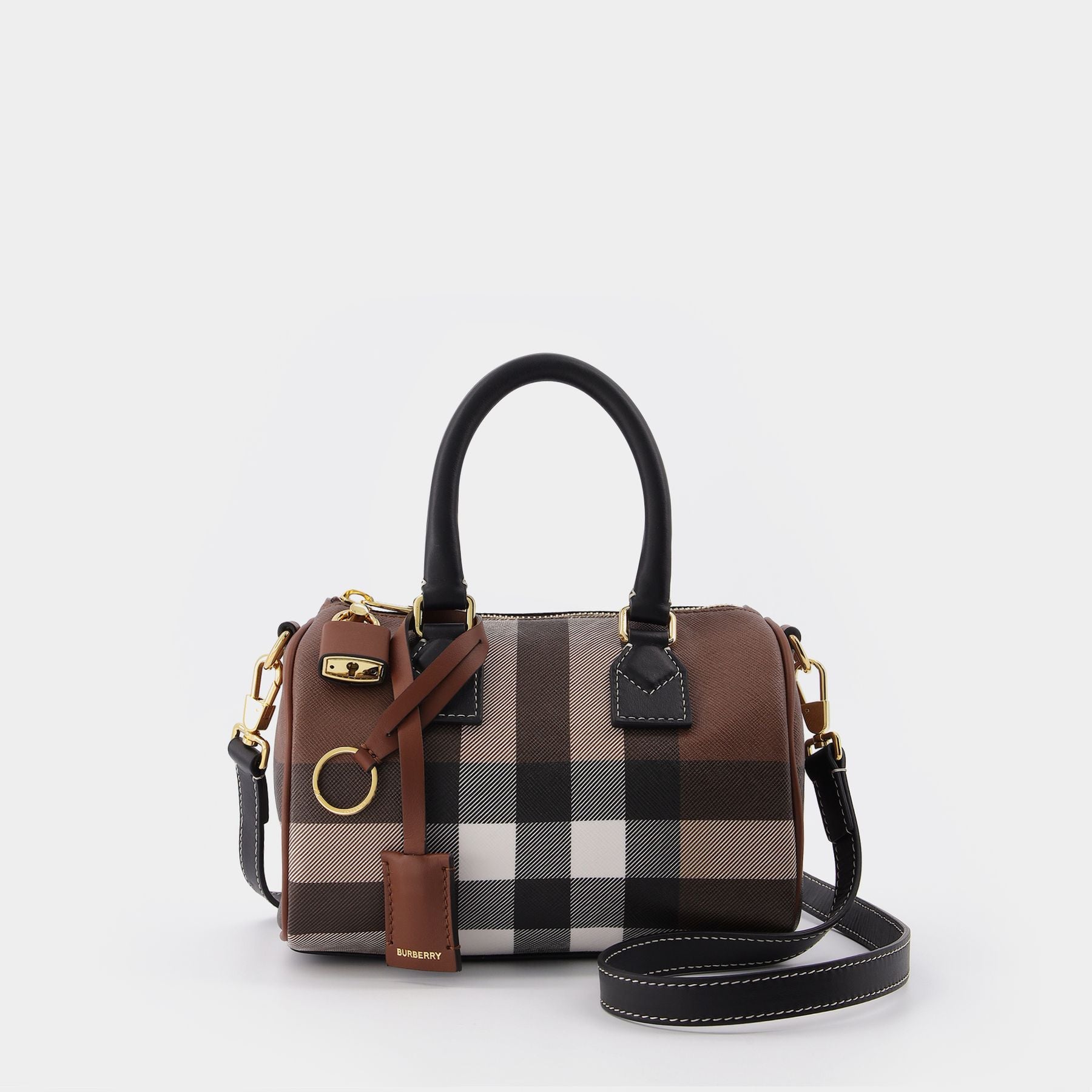 burberry haymarket bowling bag