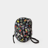 Midi Cap Hobo Bag - J.W. Anderson - Black - Leather