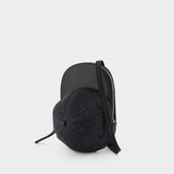 Midi Cap Hobo Bag - J.W. Anderson - Grey Denim - Leather